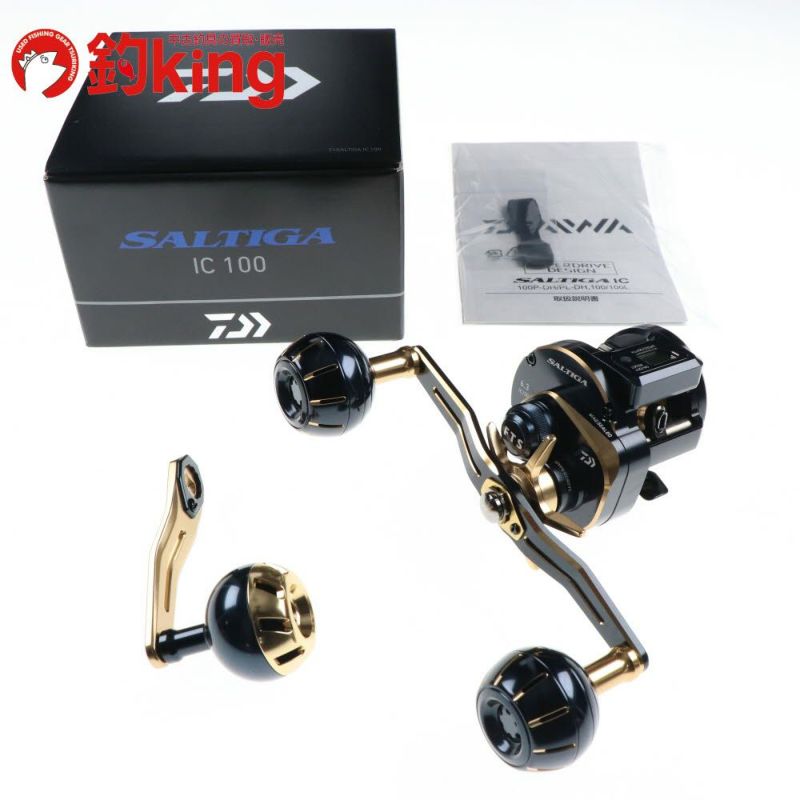 DAIWA - 【中古/美品】 ダイワ 21 ソルティガ IC 100 ソルティガIC 100-DH 純正ハンドル付  /R078M 中古/美品】 ダイワ 21 ソルティガ IC 100 ソルティガIC 100-DH