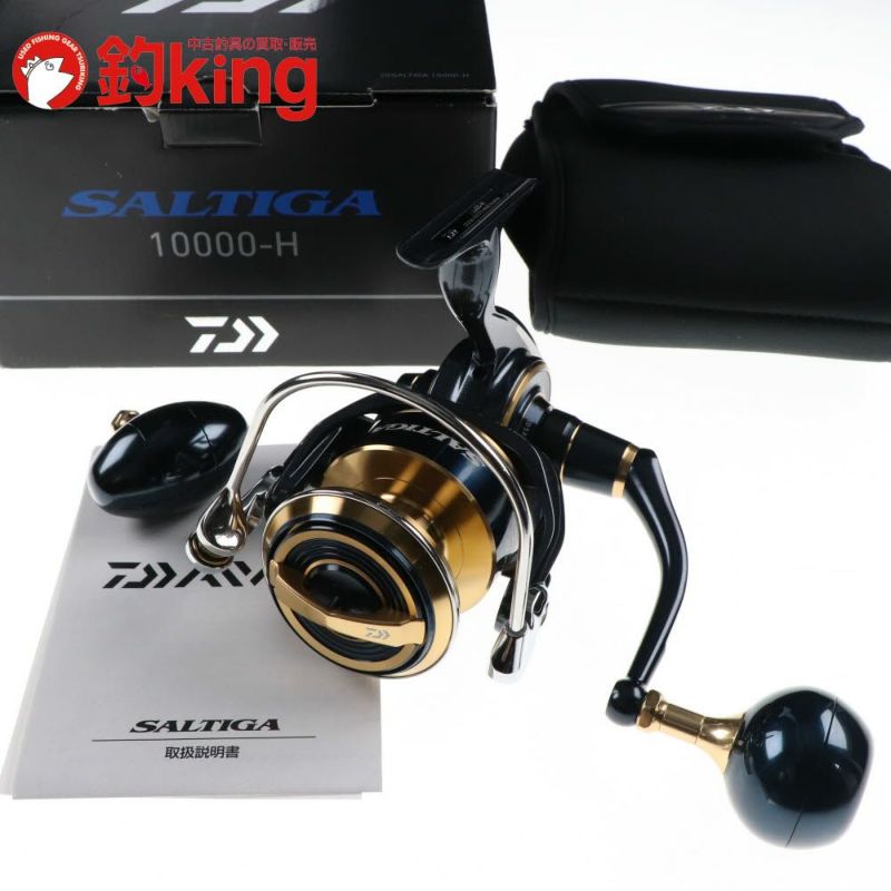 中古/極上品】 ダイワ 20 ソルティガ 10000-H 純正ラウンドノブ