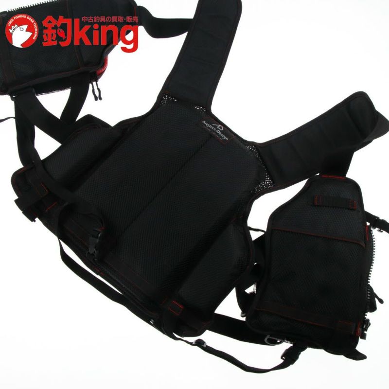 【中古/美品】 アングラーズデザイン ロックショア ベスト RS-01   /T048M 中古/美品】 アングラーズデザイン ロックショア ベスト RS-01