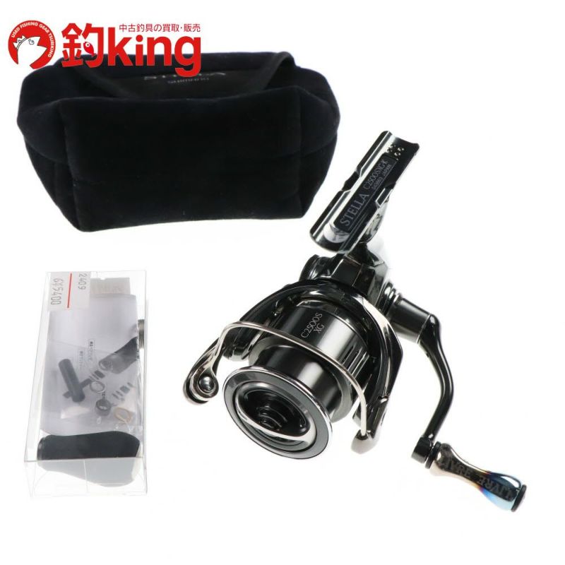 中古/美品】 シマノ 22 ステラ C2500SXG フィーノAirノブ付