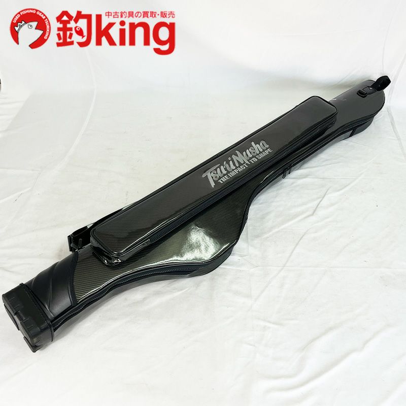 【中古/極上品】 釣武者 スリムロッドケース リールイン THE IMPACT 145   /T291Y 中古/極上品】 釣武者 スリムロッドケース リールイン THE