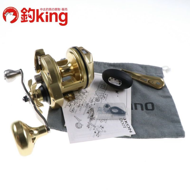 中古】 シマノ 15 海魂 2000T （1）Ti Tsuri Musha ハンドル付